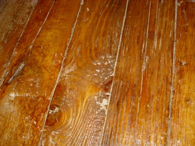 старый деревянный пол
